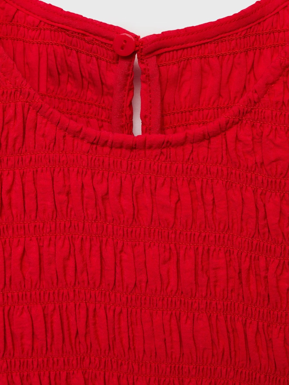 Mango Red flared dress with gathered body NWT - Picture 7 of 7